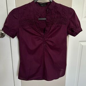 BCBG MAXAZRIA PURPLE BLOUSE SZ. XXS